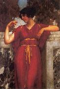 John William Godward The Ring oil